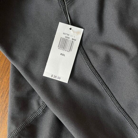 NWT XXL Women’s Old Navy Powersoft Leggings With Pockets BLACK Crop Length - Picture 11 of 12